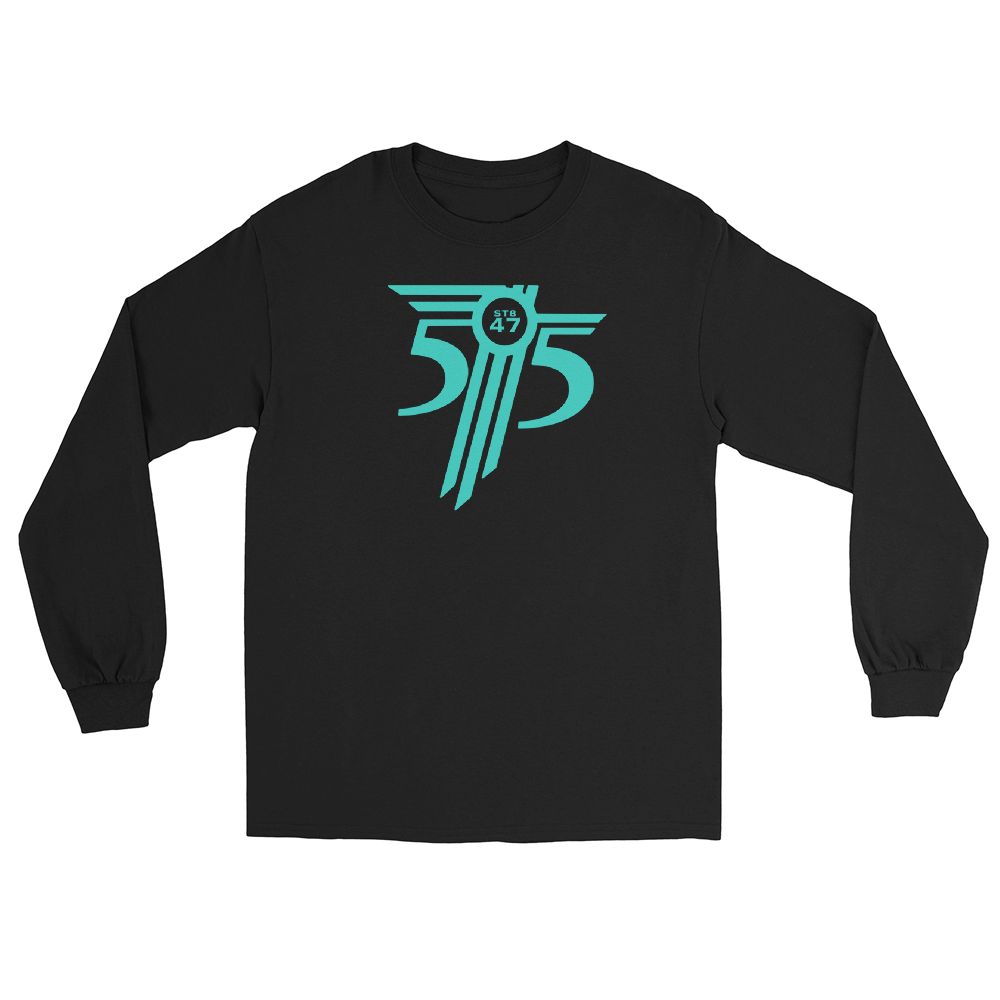 St8 47 turquoise long sleeve t shirt