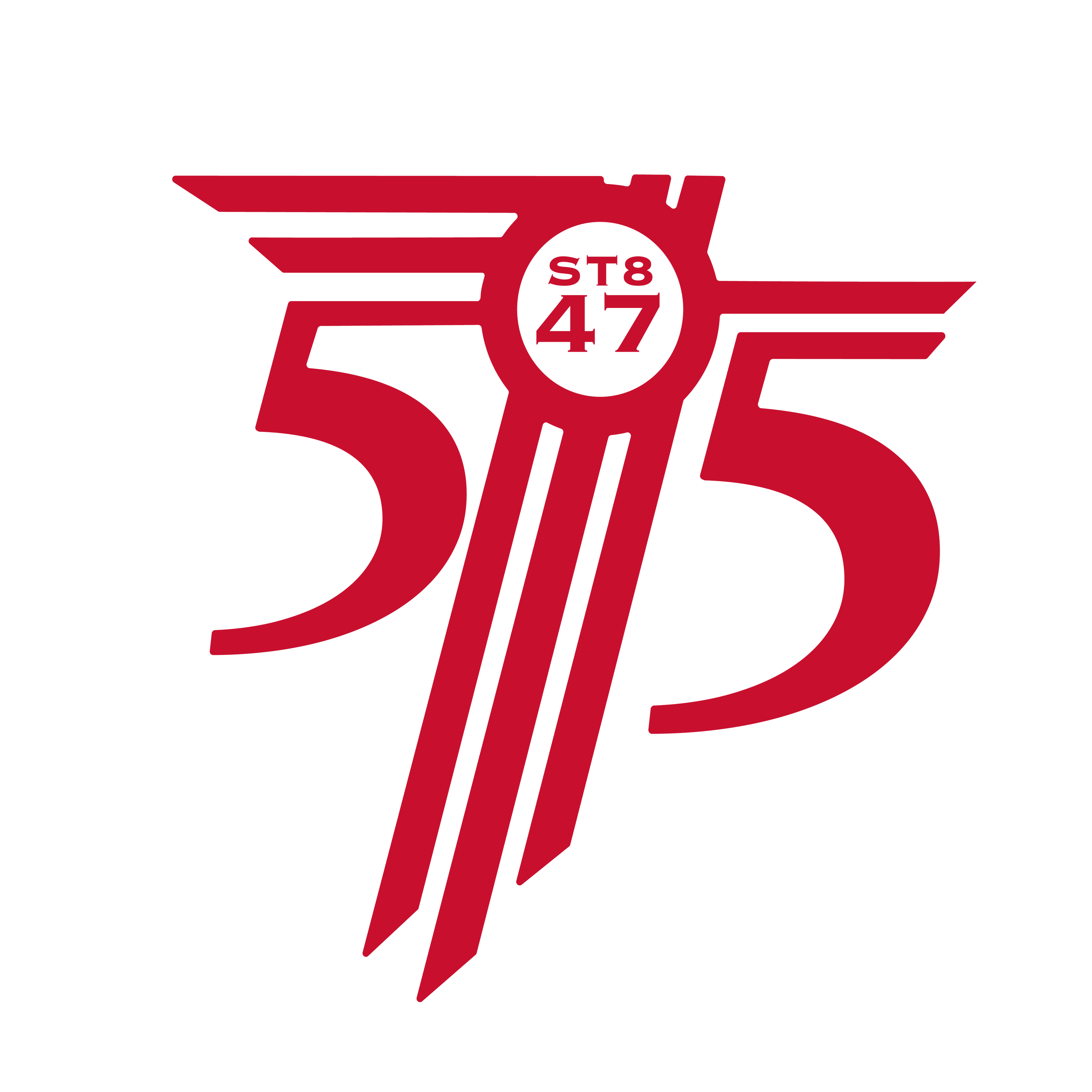 ST8 47 Original Vinyl Decal — 3” UV decal